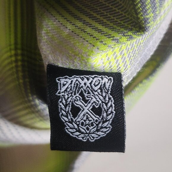 Dixxon Flannel Shirt Mens XL Gray Green Plaid Metallica And Justice For All - Picture 6 of 10